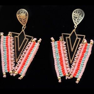 Hand Made earrings. Colombian style